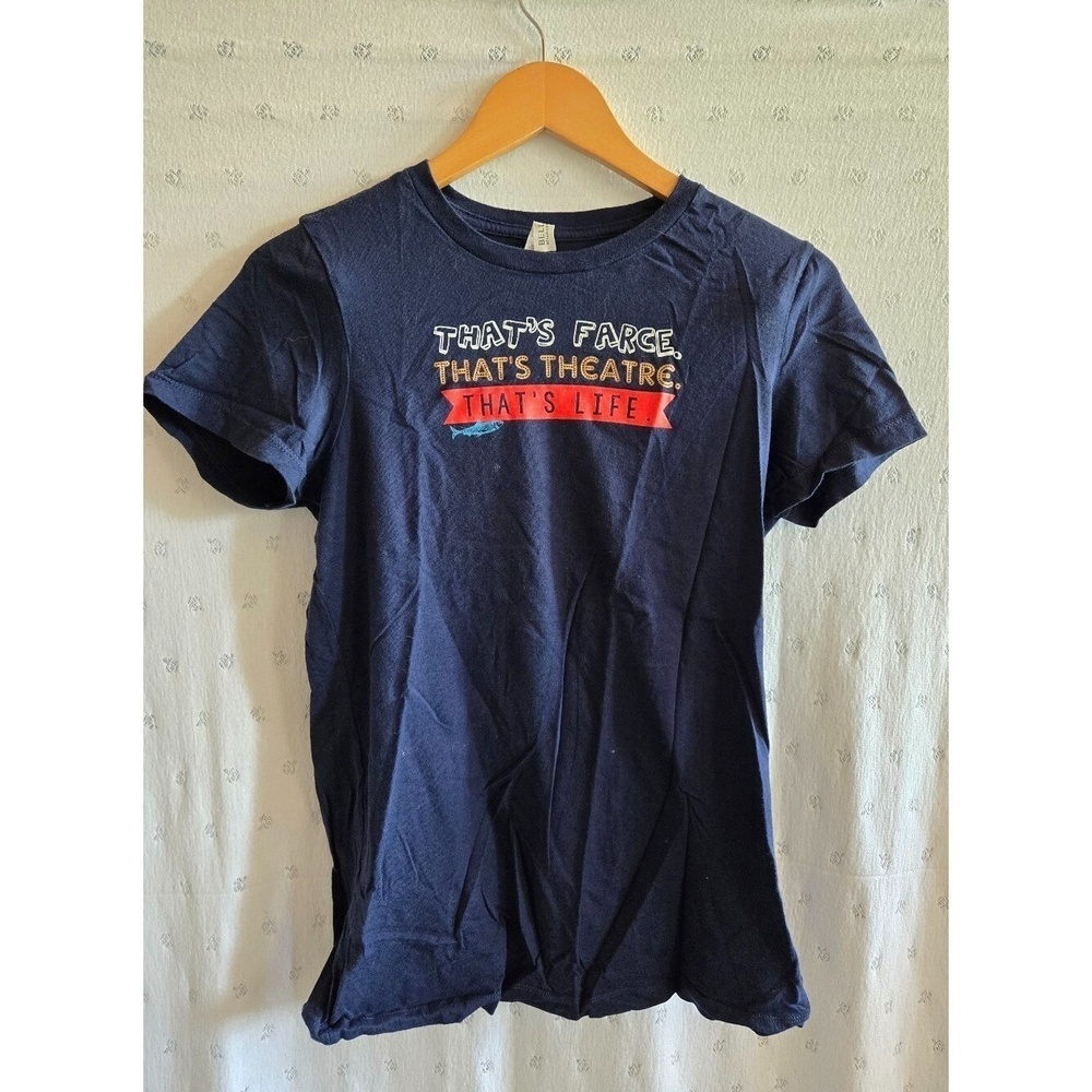 Noises Off Broadway Blue Graphic Short-Sleeve  Tee Size XL